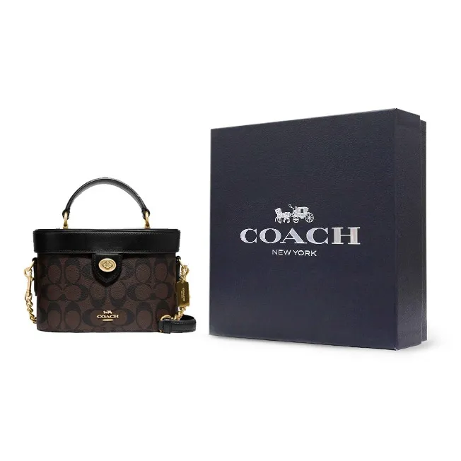 COACH Kay 20 Crossbody Bag Small Brown/Black-8
