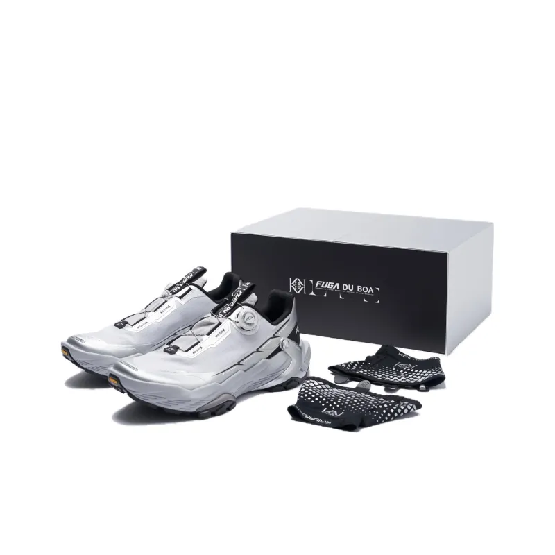 KIKS x KAILAS FUGA Slip Resistant Low Top Running Shoes Women's Silver-5