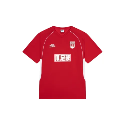 Umbro T-Shirts Unisex Cherry Red