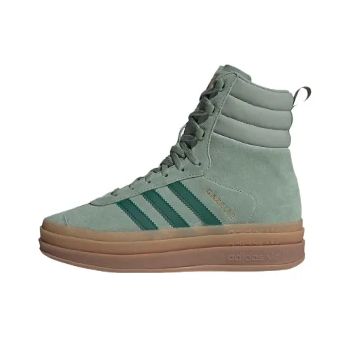 Adidas Gazelle Boot Silver Green Gum Women's