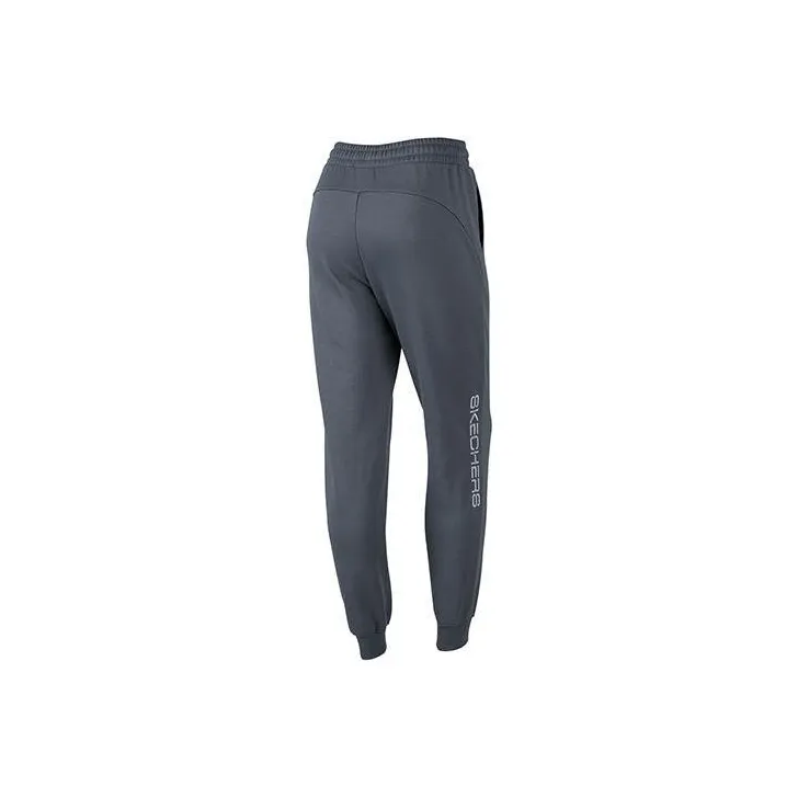 Skechers Basic Sports Series Knitted Sweatpants Women's Shadow Gray-1