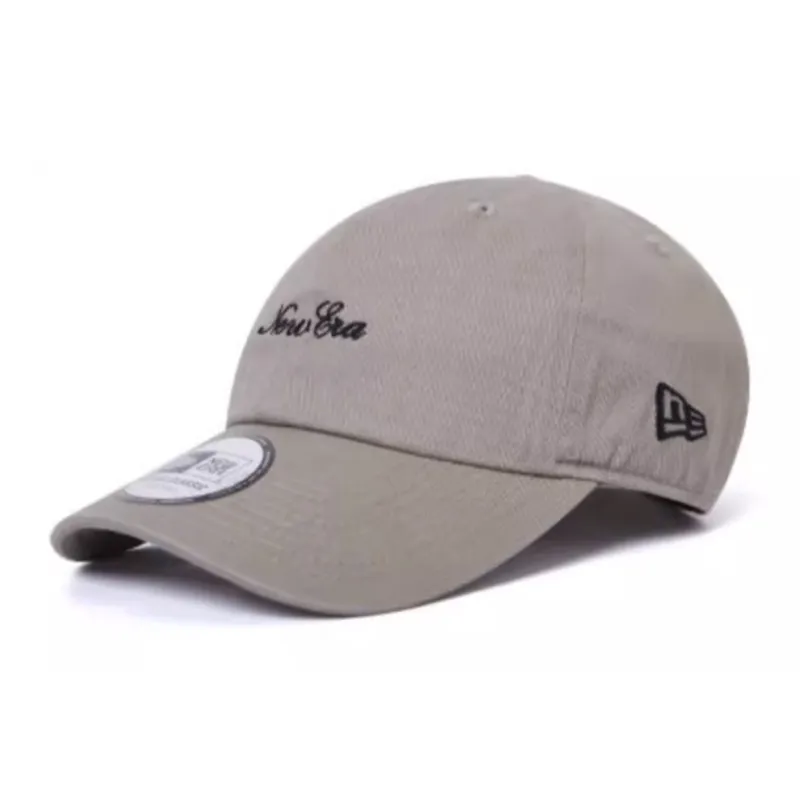 New Era Cotton Baseball Caps Unisex Gray-0