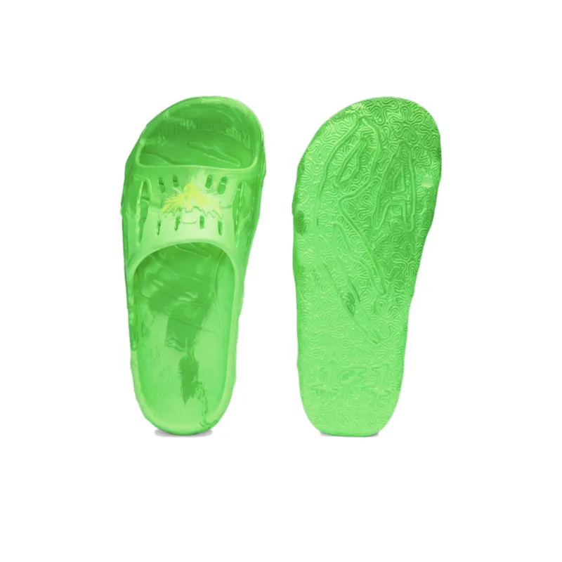 PUMA LaMelo Ball MB.03 Slide Green Fluoro Yellow-2