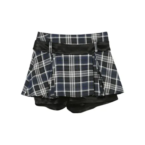 A head of Agua Casual Short Skirts Women's Dark Blue