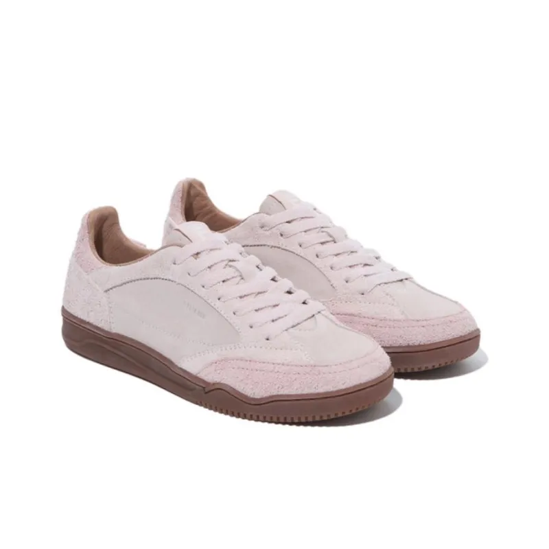 FILA Slantshot Anti Slip Wear Resistant Low Top Skateboard Shoes Unisex Pink Korean Style-2