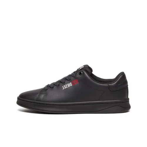 DIESEL Skateboard Shoes Men Low-Top Black