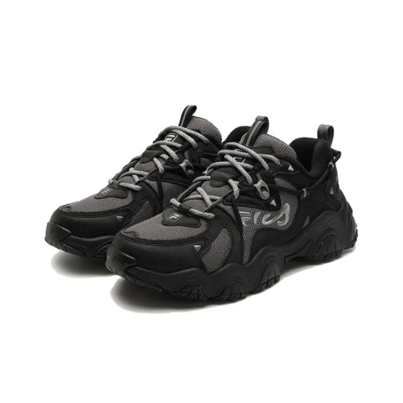 FILA Fluid 4 Sneakers 'Black Grey' Women's-2