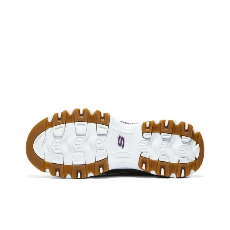 Skechers D'lites 1.0 'White Black Brown' Women's-4