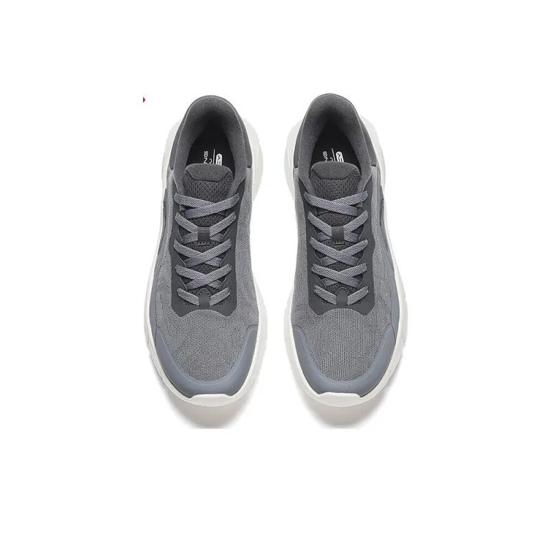 Anta Slip Resistant Low Top Badminton Shoes Men's Gray-2