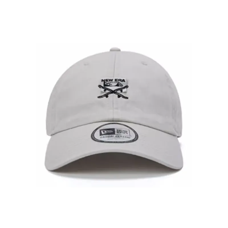 New Era Cotton Baseball Caps Unisex Gray-1