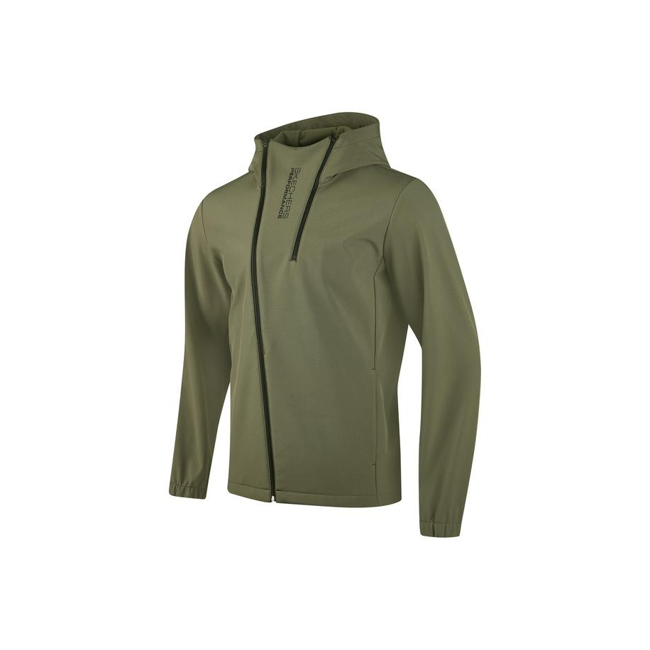 Skechers jacket green discount