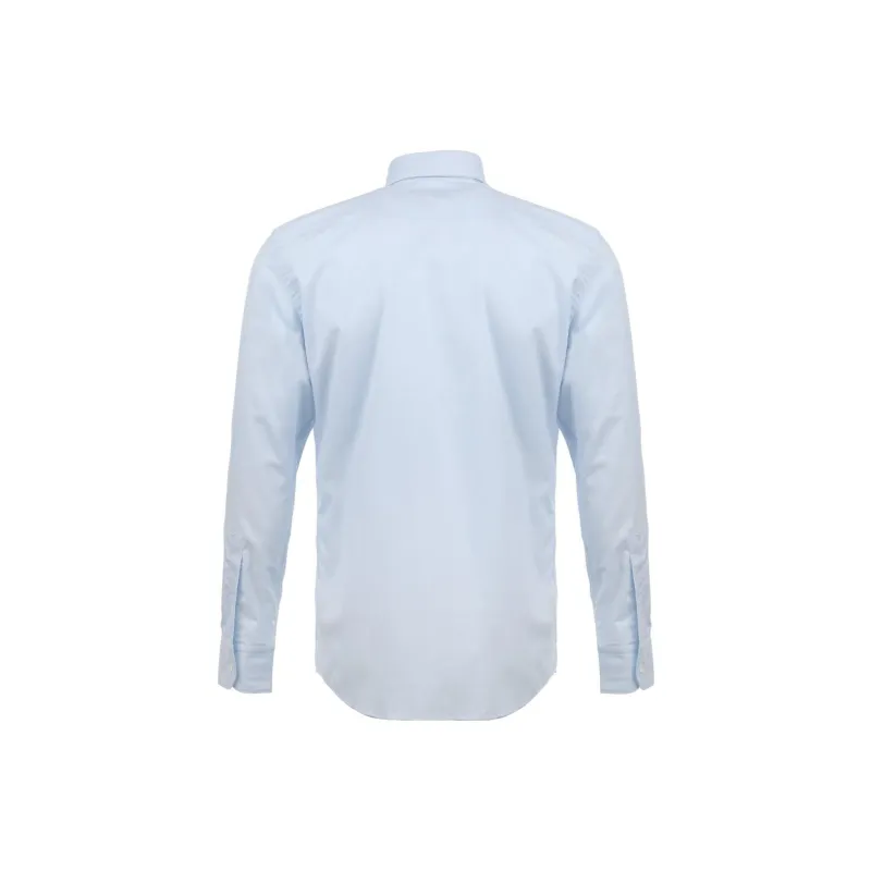 Zzegna Shirts Men Light Blue-1