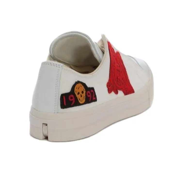 Alexander McQueen Stylish Skateboarding Shoes Men's White-4