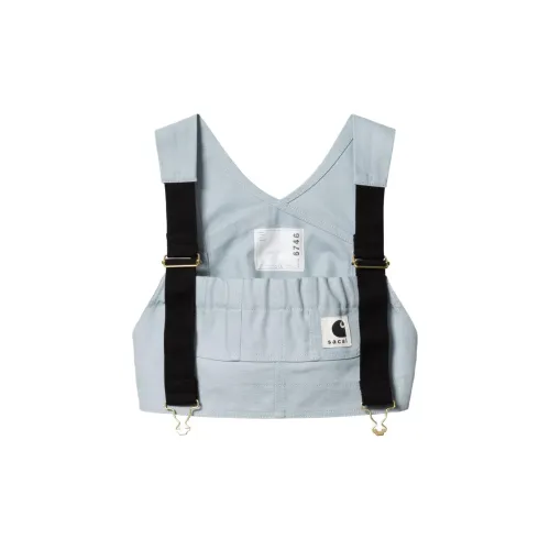 Carhartt Wip Sacai X Carhartt WIP FW23 Co-branded Series Vests Unisex Sky Blue