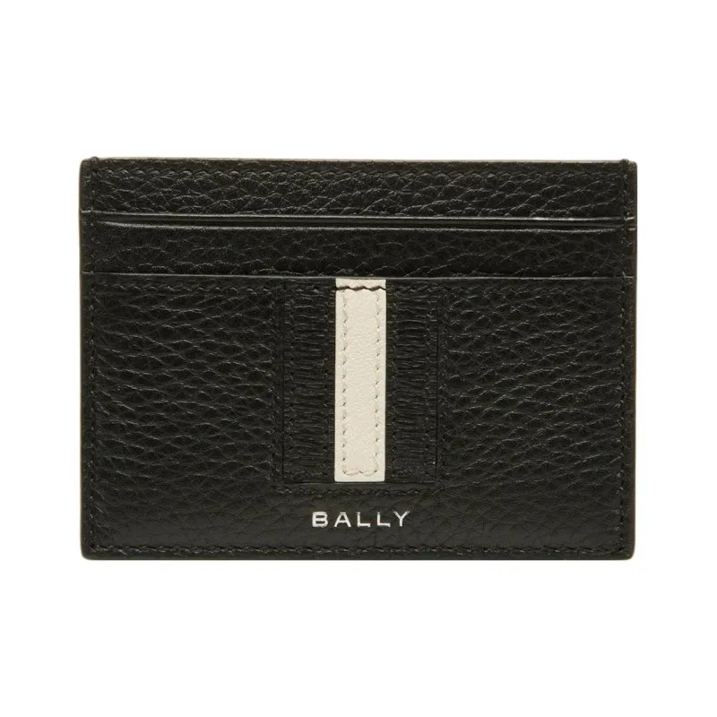 BALLY Logo print Leather Cardholder-0