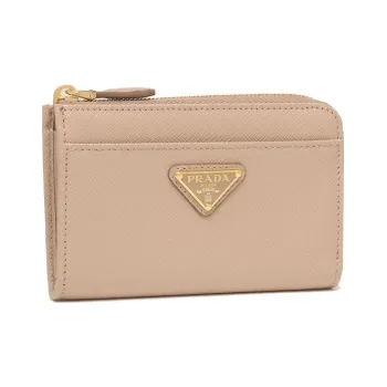 PRADA Leather Wallet Women's Pink