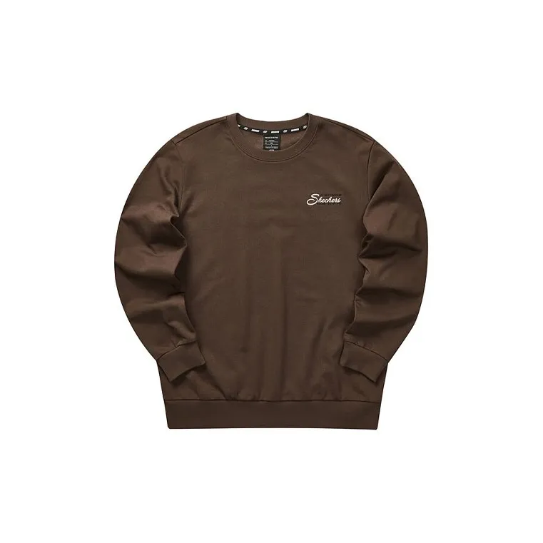 Skechers Colorful Sweatshirts Men Chicory Coffee Brown/03JJ-1