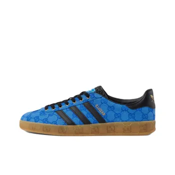 Adidas X GUCCI Gazelle 'Blue Gg Monogram'