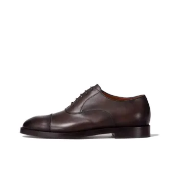 Zegna Torino Leather Oxford Shoes
