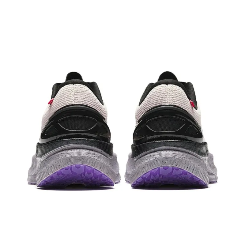 Anta Cushioning Breathable Low Top Running Shoes Women's Gray-3