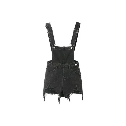 A head of Agua Denim Shorts Women's Black