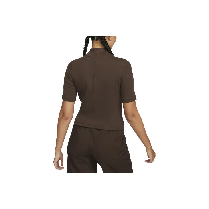 Nike T-Shirts Women's Brown-1