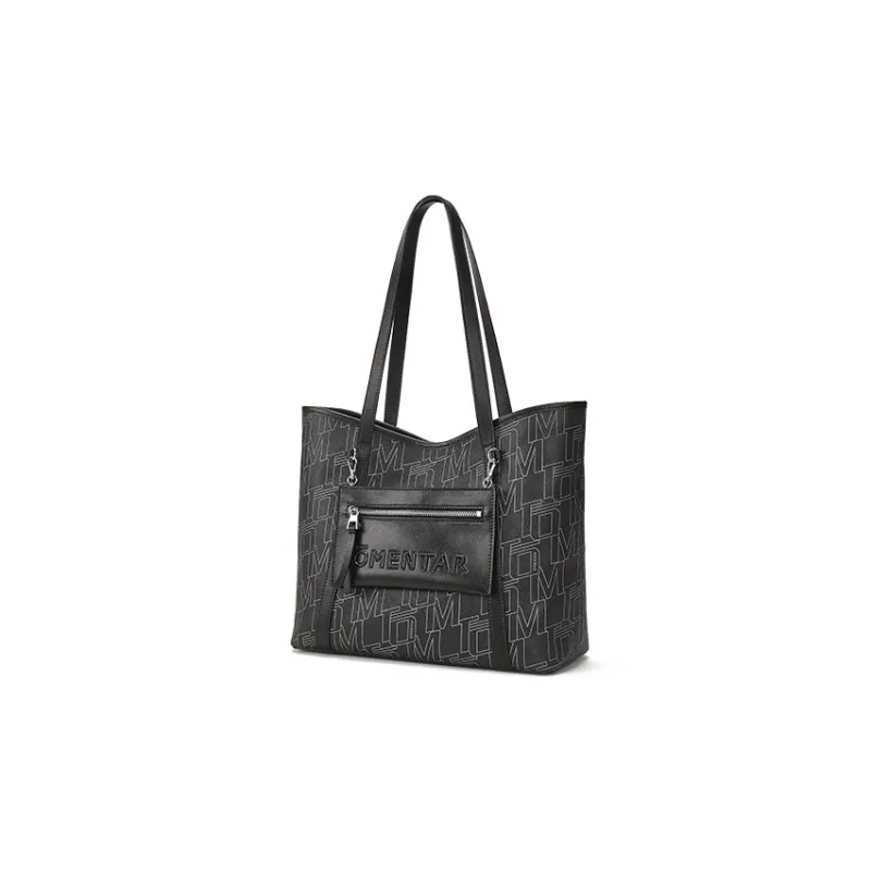 Omentar Synthetic Leather Tote Bag Shopping Bag Shoulder Bags Large Size Women's Multicolor-1