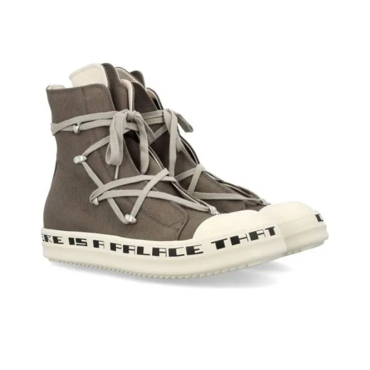 Rick Owens DRKSHDW Hexa High Dust Milk Black-2