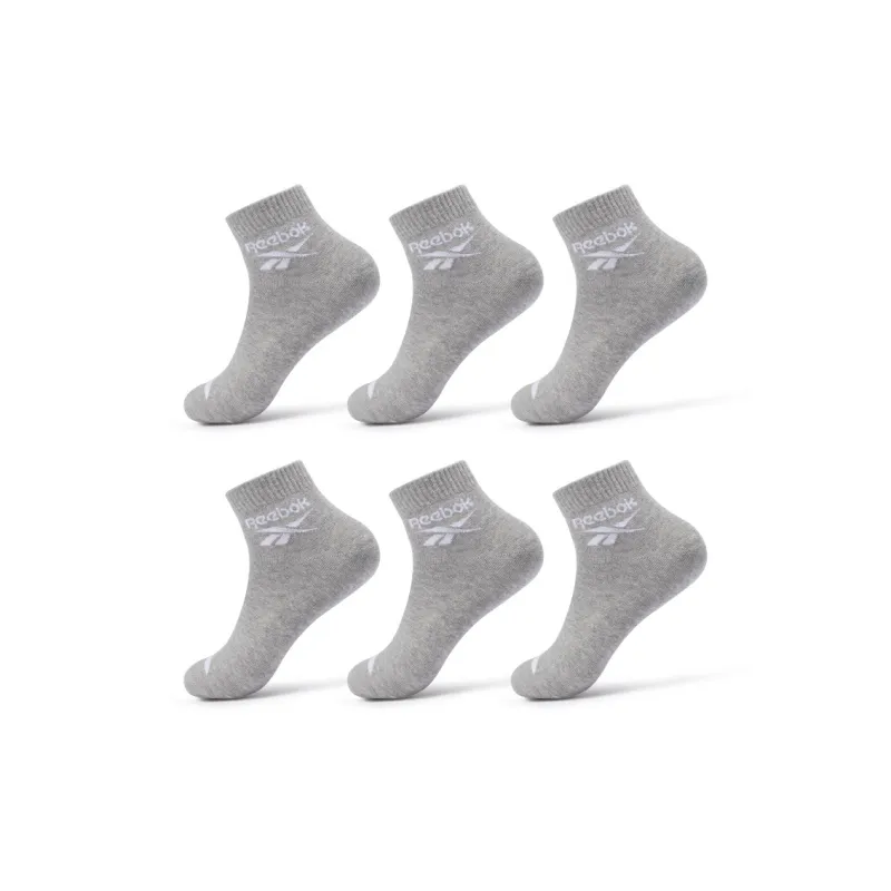 Reebok Street Casual Versatile Ankle Socks Unisex 3 Pack 6 Pack-12