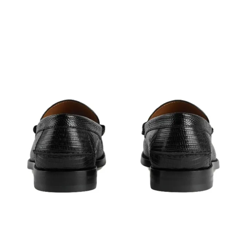 GUCCI Lovelight Series Men's Casual Shoes Men's Black-3