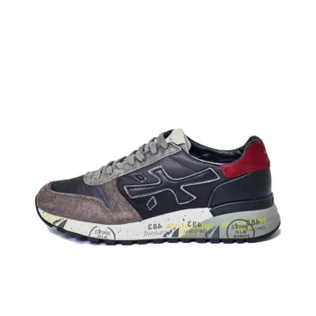 PREMIATA Mick Low-Top Casual Shoes Men's Black Purple