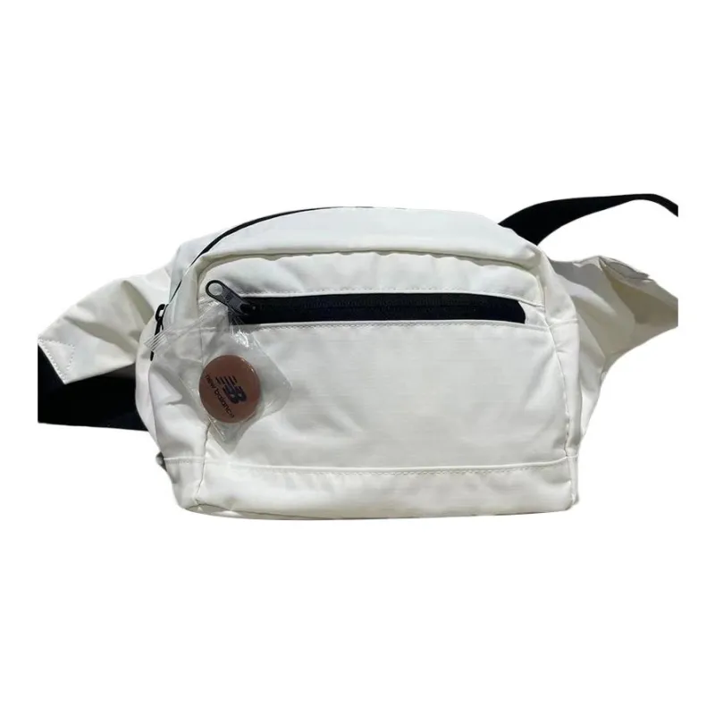 New Balance Fabric Shoulder Bag, Crossbody Bag, Fanny Pack, Sling Bag Regular Unisex White-0