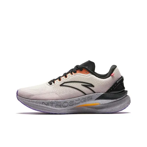 Anta Cushioning Breathable Low Top Running Shoes Women's Gray
