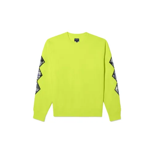 NOAH Sweatshirts Men Green Yellow