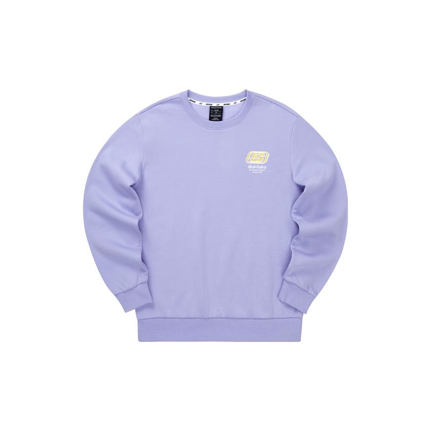 Skechers sweatshirts mens purple discount