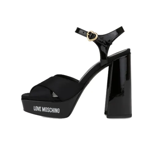 Love MOSCHINO 130mm Block-heel Sandals