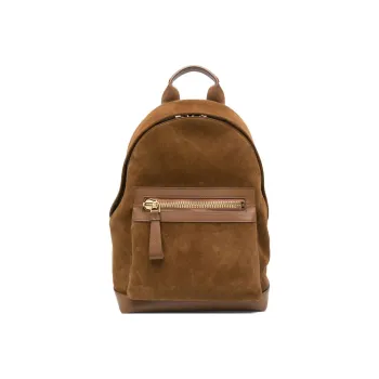 TOM FORD Cow Leather Backpack Regular Women's Brown