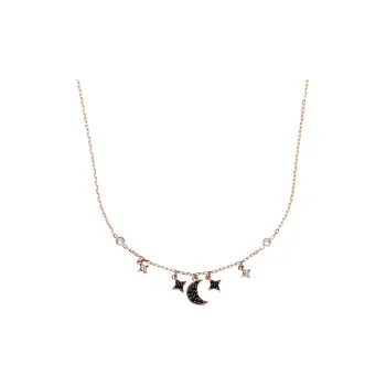 Swarovski Artificial Crystal Necklaces Women's Black