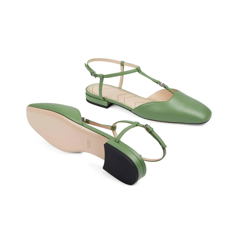 GUCCI Casual Single Shoes Women's Green-5