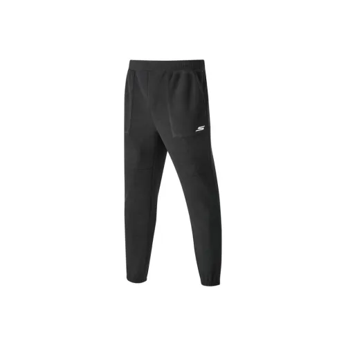 Skechers Basic Sports Series Knitted Sweatpants Men Carbon Black