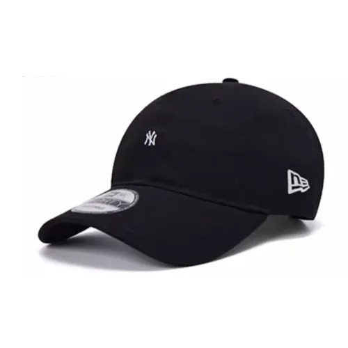 New Era Logo Graphic Embroidered Baseball Cap Black