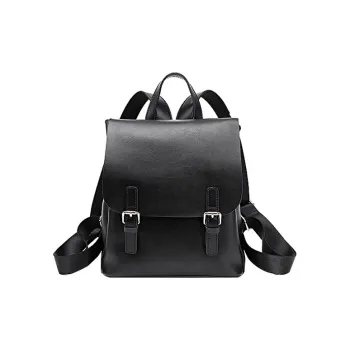 DAPHNE Cow Leather Backpack Regular Women's Black
