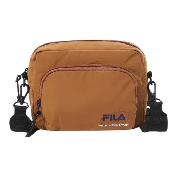 FILA Polyester Shoulder Bag Crossbody Bag Mini Unisex Brown