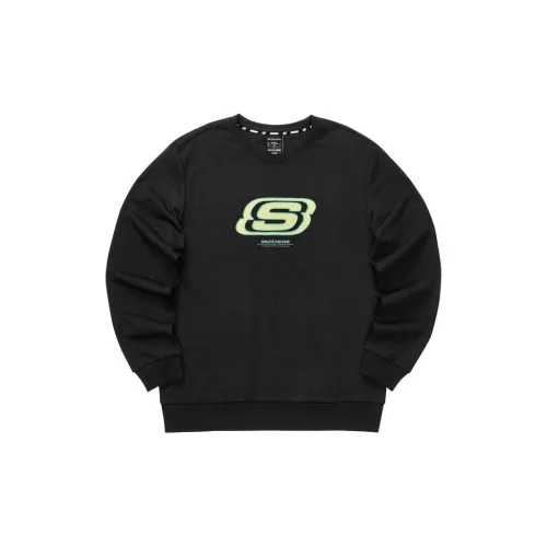 Skechers Colorful Sweatshirts Unisex Carbon Black