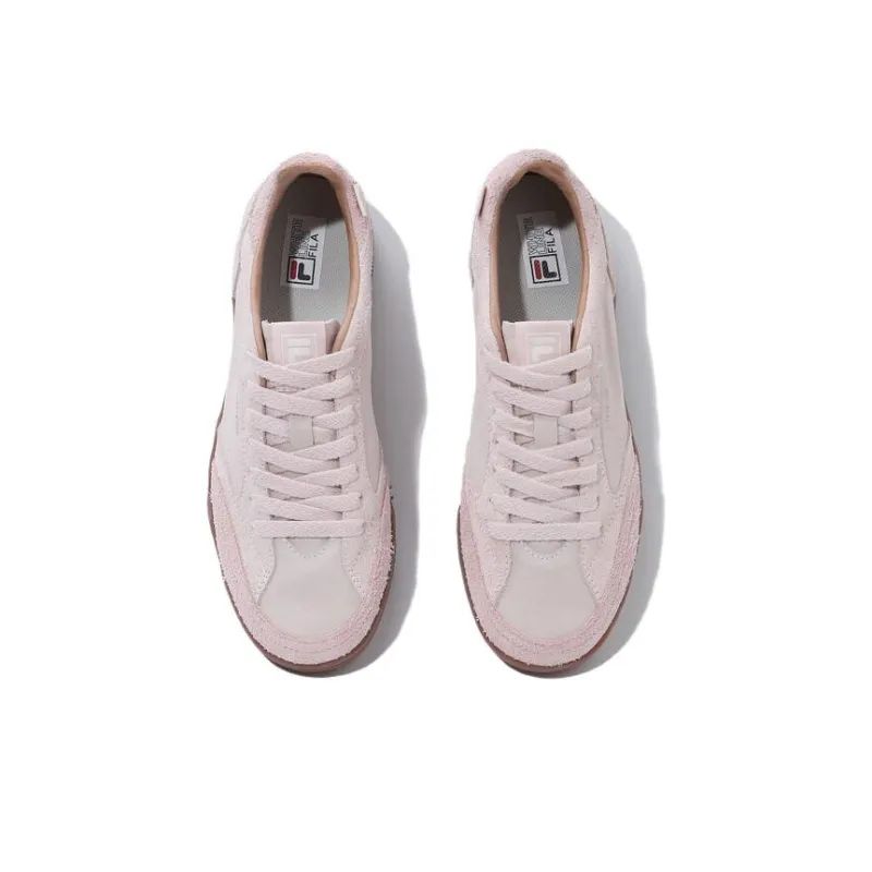 FILA Slantshot Anti Slip Wear Resistant Low Top Skateboard Shoes Unisex Pink Korean Style-3