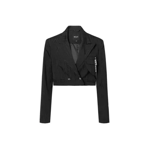 MEETLADY Business Suits Women's Black