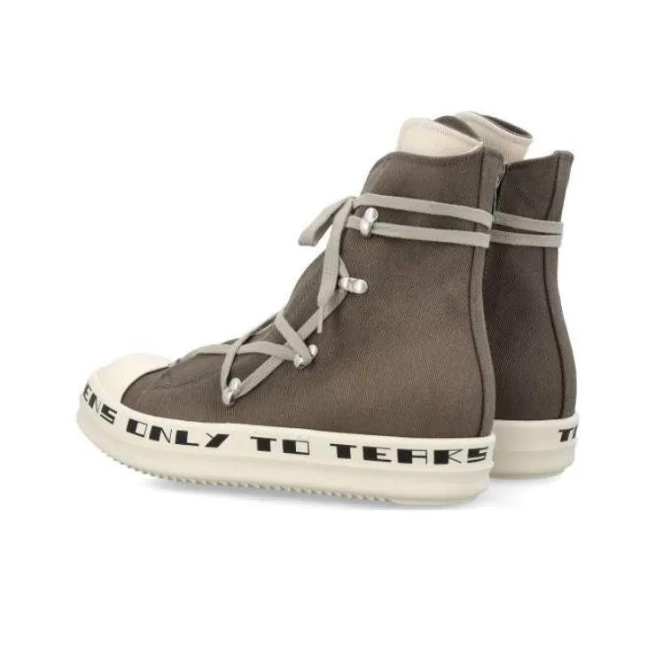 Rick Owens DRKSHDW Hexa High Dust Milk Black-3
