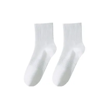 Lanza FW23 Mid-Calf Socks Men's 5 Pack White