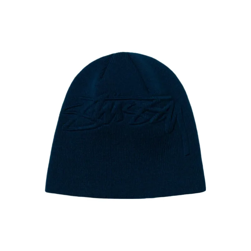 Stussy Smooth Embossed Stock Skullcap Beanie-2