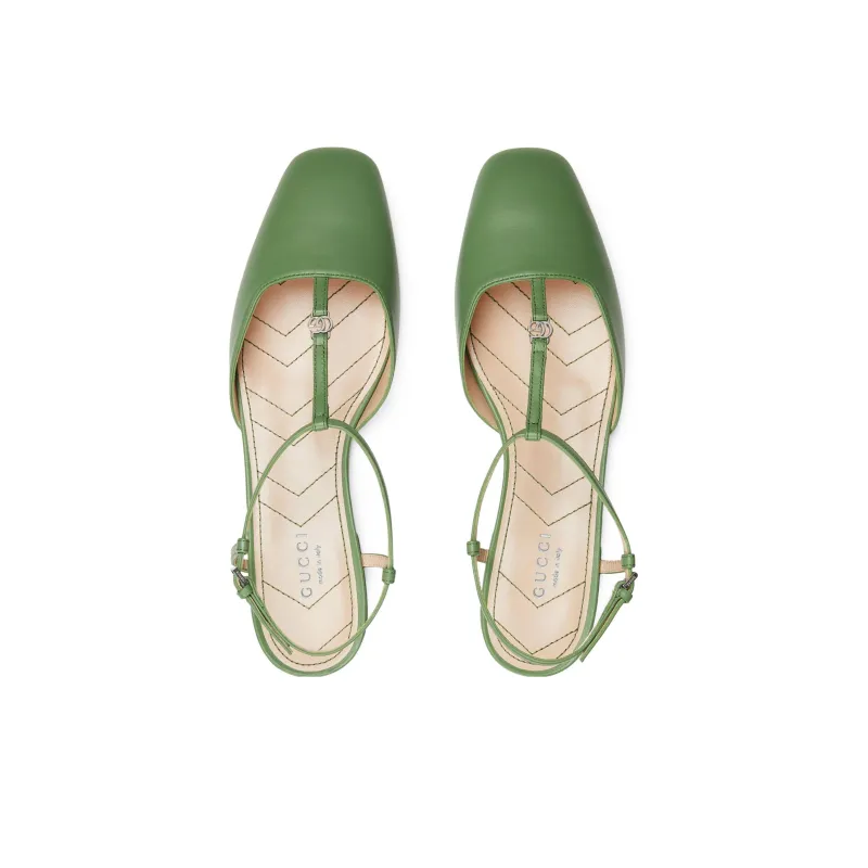 GUCCI Casual Single Shoes Women's Green-3
